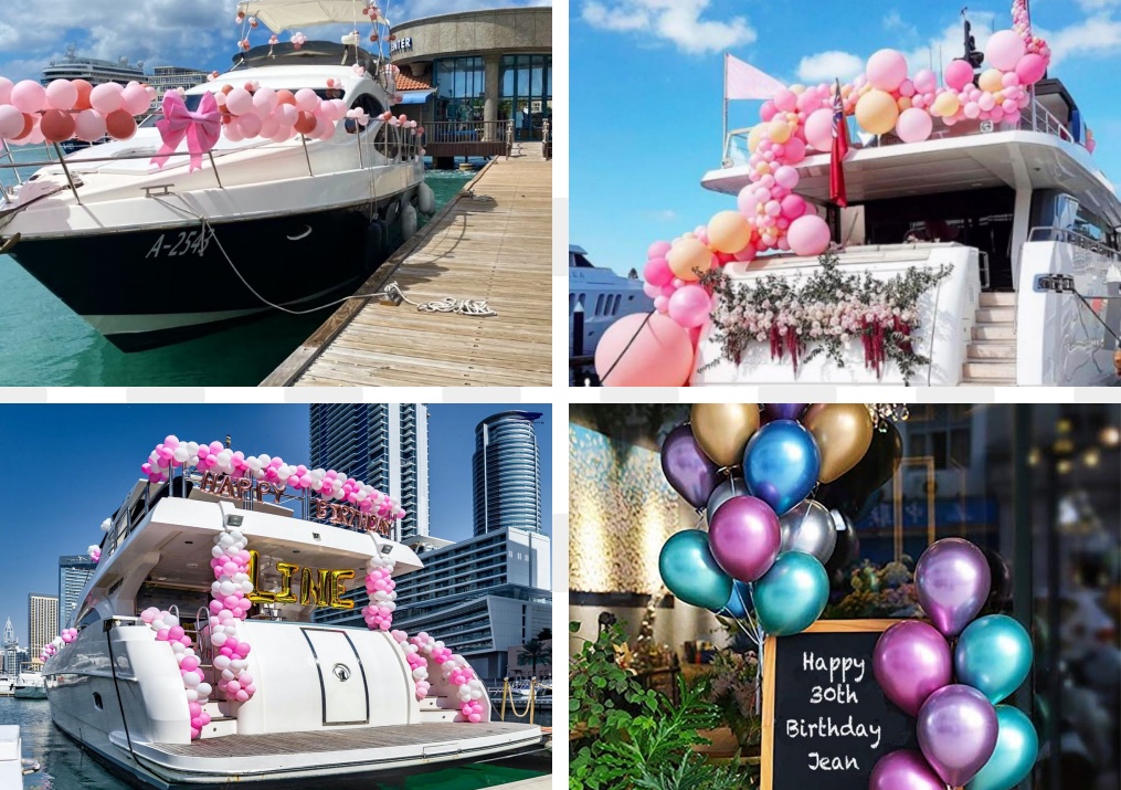 yacht party decorations